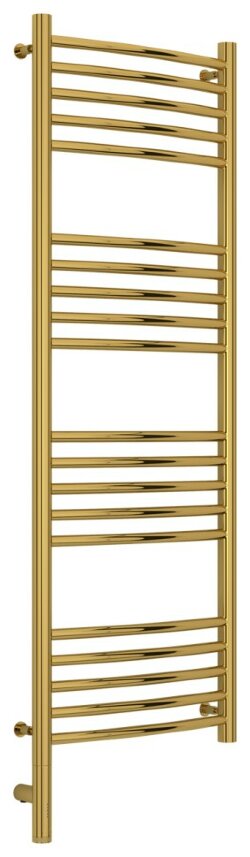 Электрический полотенцесушитель Богема 3.0 выгнутая 1200х400 МЭМ левый (золото) Сунержа арт. 03-5802-1240