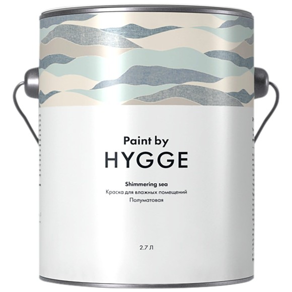 HYGGE Paint краска hygge shimmering sea 2.7 л. арт. Shimmering Sea 2.7 л