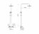 Boheme Стойка для душа white touch chrome Stick арт. 128-WCR.2