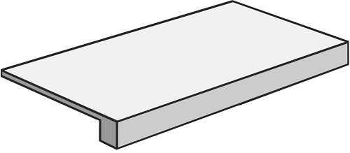 Italon Ступень угловая X2 Grey Scal Ang Dx 33x60, под бетон, цемент, камень Genesis x2 - 620070001074