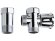 Remer Трехходовый шаровой кран 3/4" 258, цвет: хром