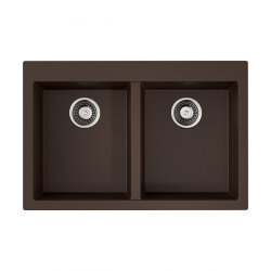 Omoikiri Кухонная мойка Bosen 80-2-DC, коричневый арт. 4993840 Omoikiri Кухонная мойка Bosen 80-2-DC, коричневый арт. 4993840