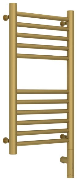 Электрический полотенцесушитель Богема 3.0 прямая 600х300 МЭМ правый (матовое золото) Сунержа арт. 032-5805-6030