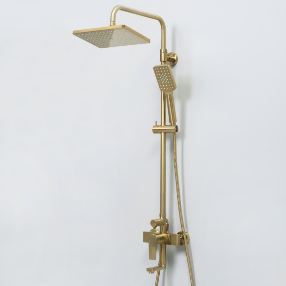 WasserKRAFT Душевой комплект со смесителем a15501 цвет: золото