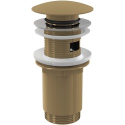 Alcaplast Донный клапан click-clack матовое, золото арт. A392-G-B