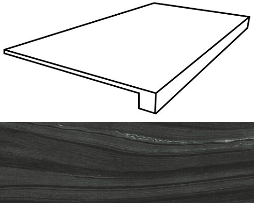 Italon Ступень Astrus Scal Front Lux 33x120/Серфейс Аструс Люкс, под бетон, цемент, камень Surface - 620070001036