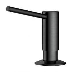 Omoikiri Дозатор для мыла OM-02-PVD-GM, цвет: оружейная сталь, арт. 4995006 Omoikiri Дозатор для мыла OM-02-PVD-GM, цвет: оружейная сталь, арт. 4995006