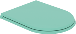 GSG Крышка с сиденьем для подвесного унитаза, с микролифтом Design Cruise, бирюзовый матовый - CRCOPRSLTICR025