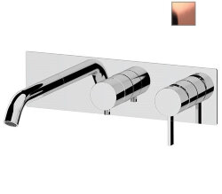 Remer Смесителей для ванны и душа Metrica MC54D2RP скрытого монтажа, медь матовый Remer Смесителей для ванны и душа Metrica MC54D2RP скрытого монтажа, медь матовый