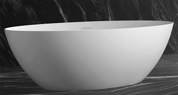 Овальная ванна 170X80 ABBER, белый арт. AB9374-1.7