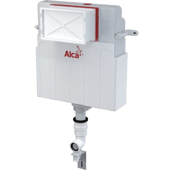 Alcaplast Смывной бачок для унитаза с двумя режимами смыва Basicmodul, белый арт. AM112-0001