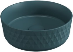 Allen Brau Раковина накладная 36x36 Fantasy, петроль - 4.11033.PT