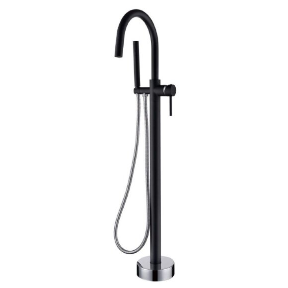 Boheme Смеситель напольный black chrome Uno арт. 469-BCR