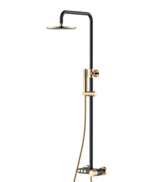 Boheme Стойка для душа black touch gold Stick арт. 128-BG.2