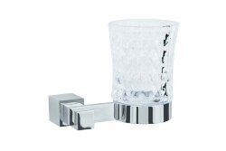 Boheme Стакан для зубных щеток латунь, стекло, хром Venturo арт. 10304 Boheme Стакан для зубных щеток латунь, стекло, хром Venturo арт. 10304