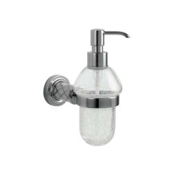 Boheme Дозатор жидкого мыла латунь, стекло, хром Murano арт. 10912-CR