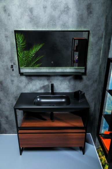 Boheme ящик под консоль 100 dark wood, 1 полка, Loft арт. 894-100-D