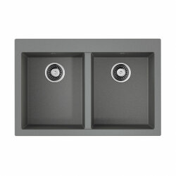 Omoikiri Кухонная мойка Bosen 80-2-GR, серый арт. 4993569 Omoikiri Кухонная мойка Bosen 80-2-GR, серый арт. 4993569