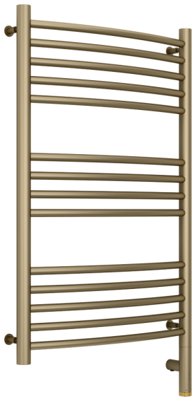 Электрический полотенцесушитель выгнутая 800х500 МЭМ правый, Богема 3.0 Сунержа, 32-5700-8050 цвет: золотой шёлк 32