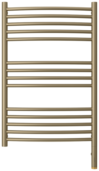 Электрический полотенцесушитель выгнутая 800х500 МЭМ правый, Богема 3.0 Сунержа, 32-5700-8050 цвет: золотой шёлк 32