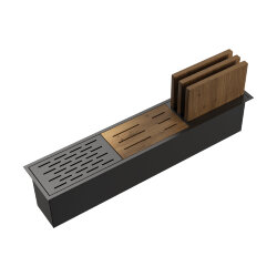 Omoikiri Встраиваемая сушка для посуды DRY-02-GM, цвет: оружейная сталь арт. 4999020 Omoikiri Встраиваемая сушка для посуды DRY-02-GM, цвет: оружейная сталь арт. 4999020