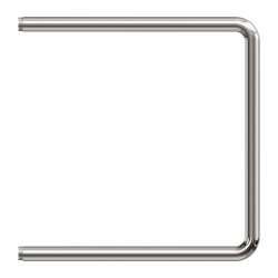 Водяной полотенцесушитель 500x500 П-образный (1") Point, хром арт. PN35555 Водяной полотенцесушитель 500x500 П-образный (1") Point, хром арт. PN35555