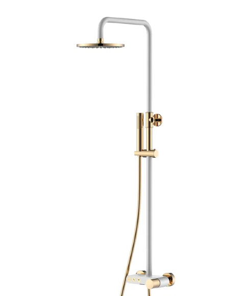 Boheme Стойка для душа white touch gold Stick арт. 128-WG.2