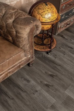 Alpine floor Кварцвиниловая плитка дуб торфяной, серый - ЕСО 7-11