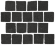 Italon Керамогранит X2 Titanio Blocks 26.3x33, под мозаику Materia x2 - 620110000062