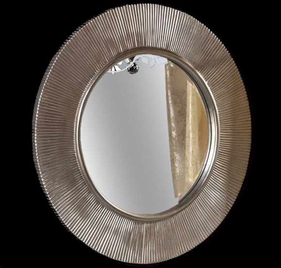 Boheme зеркало shine silver glossy с подсветкой d82, Neoart арт. 528-SL light