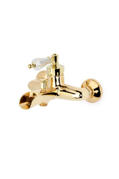 Boheme смеситель для ванны gold с прозрачным swarovski, Vogue арт. 213-SW