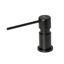 Дозатор для жидких моющих средств врезной, Lemark Expert, чёрный матовый арт. LM8203BL