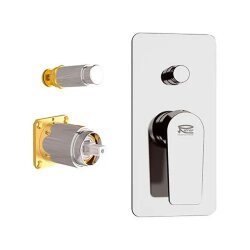 Remer Встраиваемый смеситель (внешняя часть) хром Dream D09KB Remer Встраиваемый смеситель (внешняя часть) хром Dream D09KB