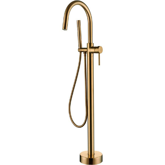 Boheme Смеситель напольный matt gold Uno арт. 469-MG