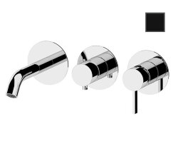 Remer Смесителей для ванны и душа Metrica MC54D3PNO скрытого монтажа, черный матовый Remer Смесителей для ванны и душа Metrica MC54D3PNO скрытого монтажа, черный матовый