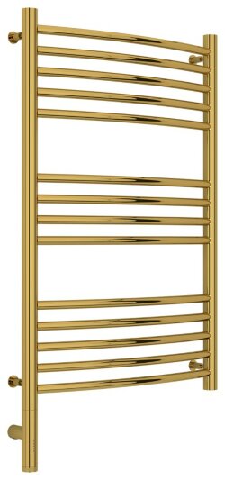 Электрический полотенцесушитель Богема 3.0 выгнутая 800х500 МЭМ левый (золото) Сунержа арт. 03-5802-8050