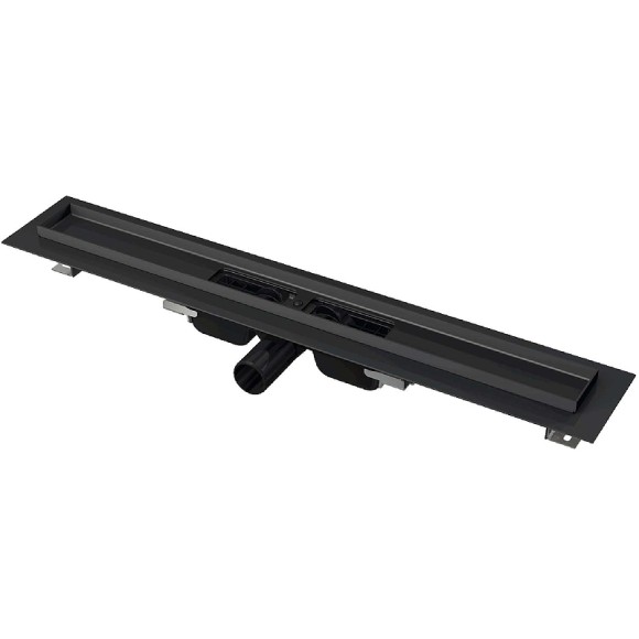 Alcaplast Душевой лоток без решетки Low, черный арт. APZ101BLACK-550