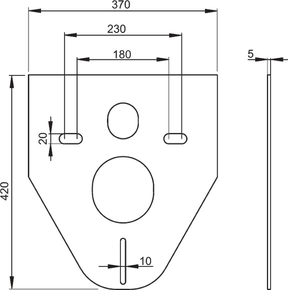 Alcaplast Звукоизоляционная плита, белый арт. M91