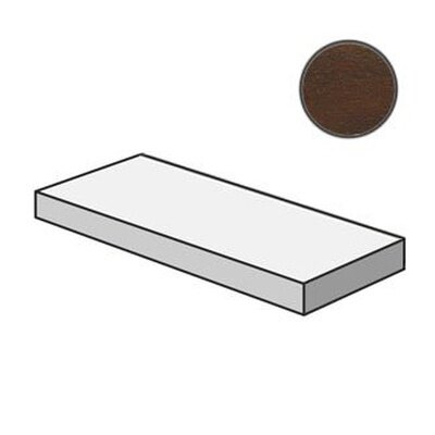 Italon Угловая ступень Corten Scalino Angolare Sinistro 33x120, под бетон, цемент, камень Surface - 620070000689