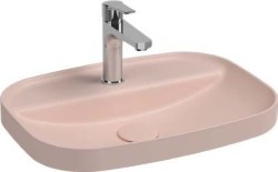 Allen Brau Раковина накладная 55x40 Fantasy, розовый - 4.11034.SM