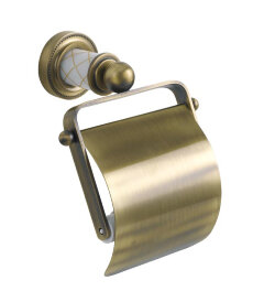 Boheme Держатель для туалетной бумаги с крышкой латунь, бронза Murano арт. 10901-BR
