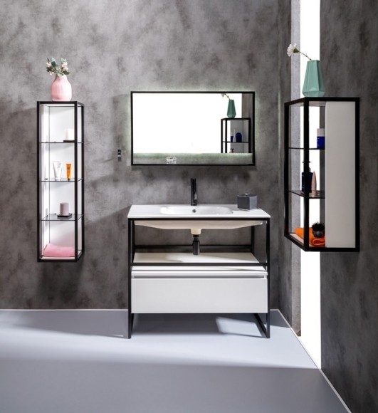 Boheme ящик под консоль 100 white, 1 полка, Loft арт. 894-100-W