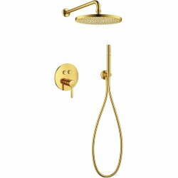 Cezares Душевая система ECO Брашированное золото - ECO-DSET-BORO