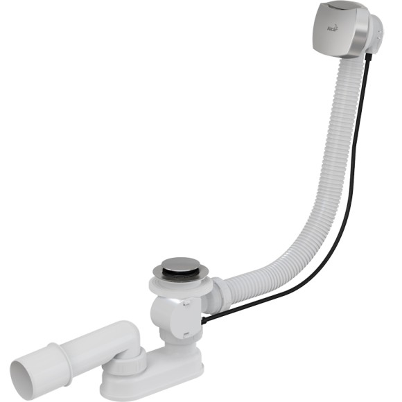 Alcaplast Слив-перелив полуавтомат, хром арт. A51CR