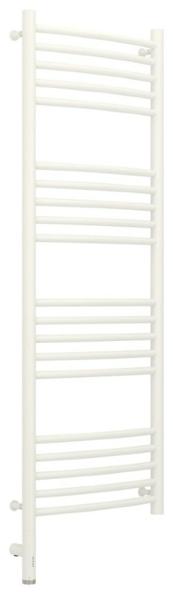 Электрический полотенцесушитель Богема 3.0 выгнутая 1200х400 МЭМ левый (матовый белый) Сунержа арт. 30-5802-1240