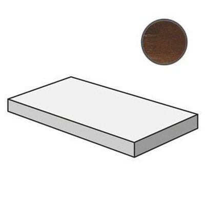Italon Угловая ступень Corten Scalino Angolare Sinistro 33x60, под бетон, цемент, камень Surface - 620070000683