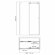 WasserKRAFT Душевая дверь vils 56r13 200x110 цвет: хром