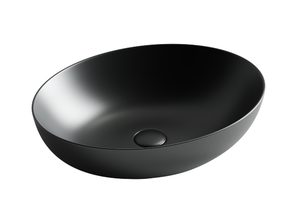 Ceramica Nova Раковина накладная овальная (чёрный матовый) Element арт. CN6017MB