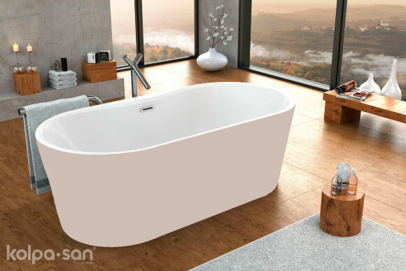 Kolpa-San Ванна MILO BATHTUB-FS 174X75 SAND&WHITE арт. 592450