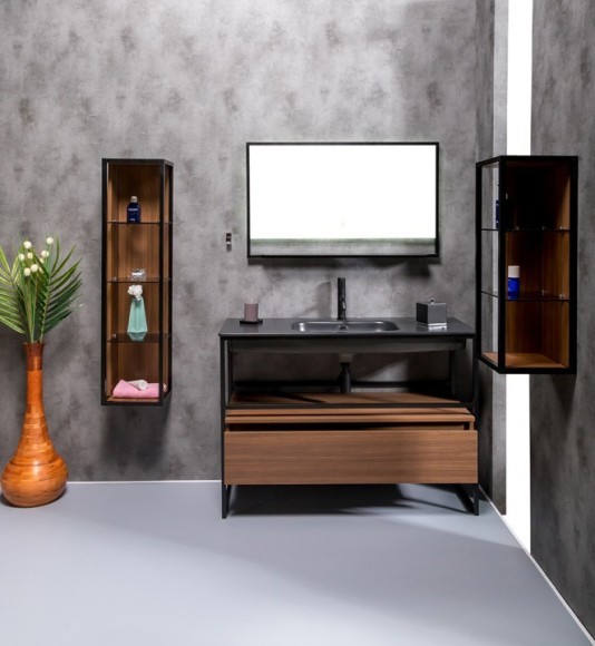 Boheme ящик под консоль 120 dark wood, 1 полка, Loft арт. 894-120-D